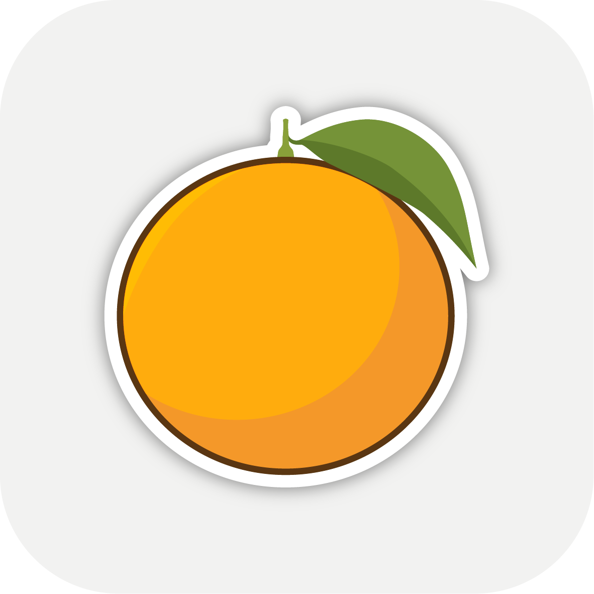 Frucht Icon Orange